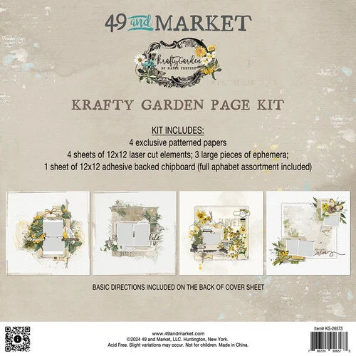 49 and Market - Krafty Garden Collection - Page Kit