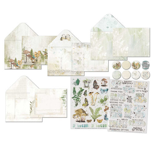 49 and Market Vintage Artistry Nature Study Card Kit