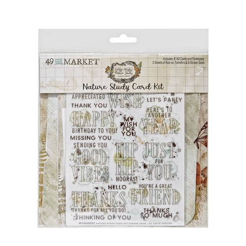 49 and Market Vintage Artistry Nature Study Card Kit