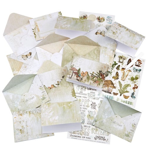 49 and Market Vintage Artistry Nature Study Card Kit