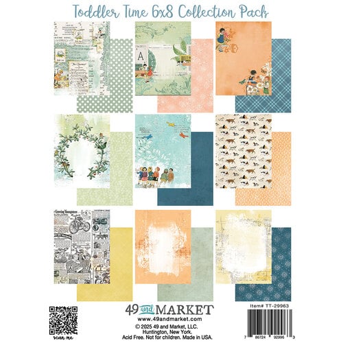 49 and Market - Toddler Time - 6 x 8 Collection Pack