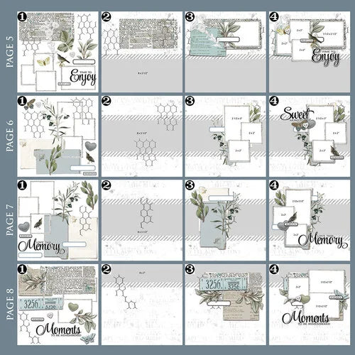 49 and Market - Vintage Artistry Moonlit Garden Collection - Big Picture Album Kit