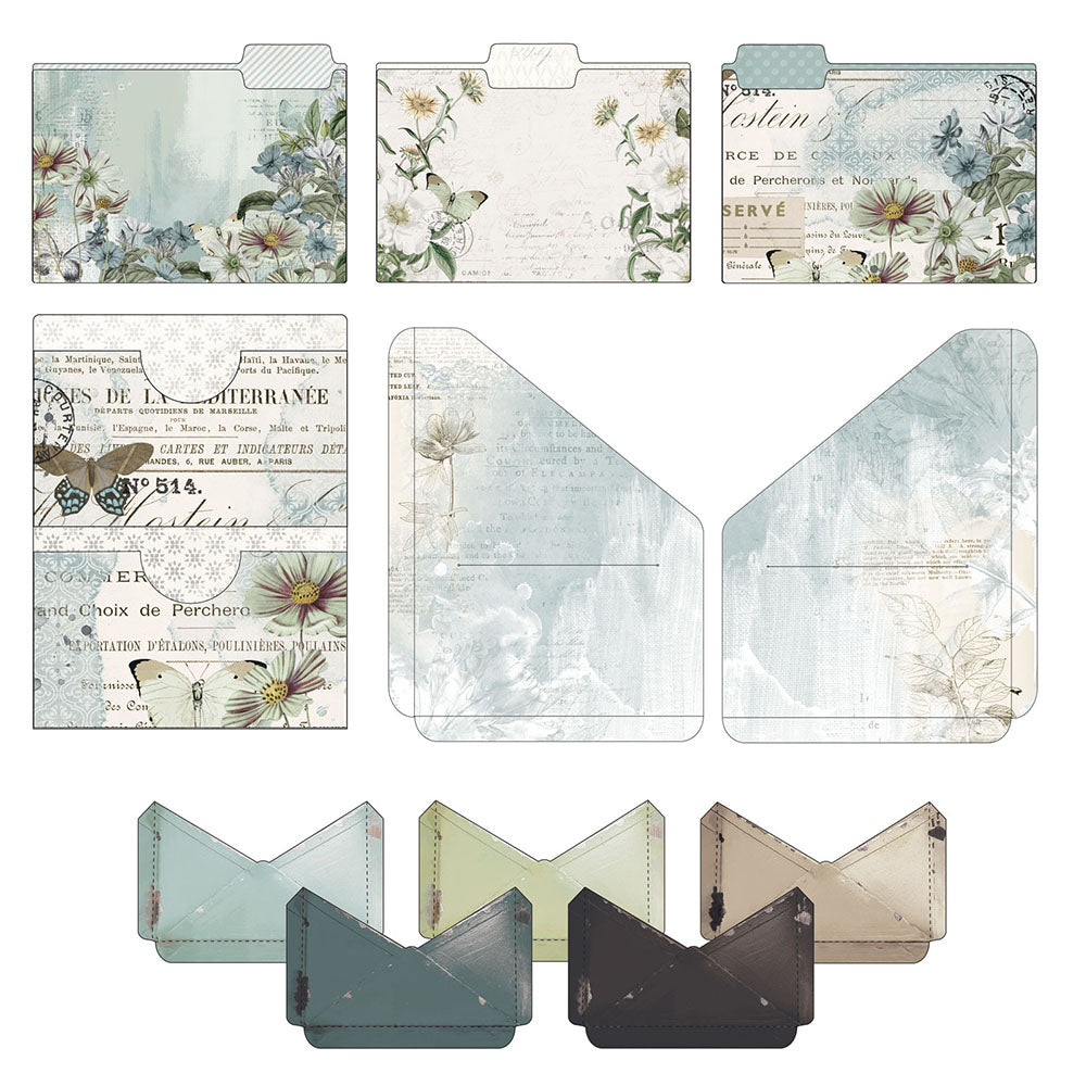 49 and Market - Vintage Artistry Moonlit Garden Collection - File Essentials