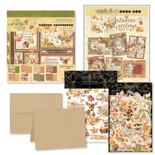 Graphic 45 - Autumn Greeting Collection - Card Kit