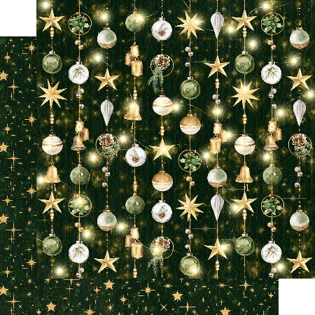 Graphic 45 - Merry & Bright Collection - 12 x 12 Double Sided Paper - Jingle Bells