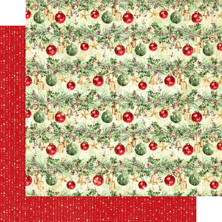 Graphic 45 - Merry & Bright Collection - 12 x 12 Double Sided Paper - Wonderful Time Of The Year