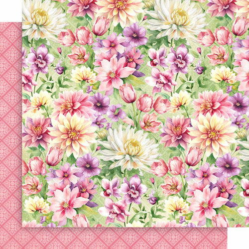 Graphic 45 - Season To Celebrate Collection - 12 x 12 Double Sided Paper - Spring Floral