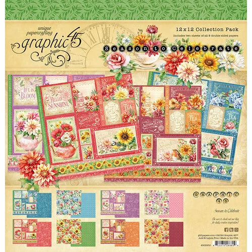 Graphic 45 - Season To Celebrate Collection - 12 x 12 Collection Pack