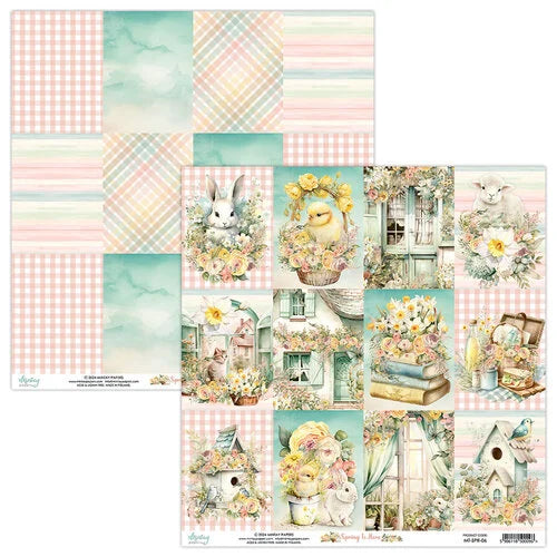 Mintay Spring Is Here-06 Double-Sided 12 x 12 Single Sheet