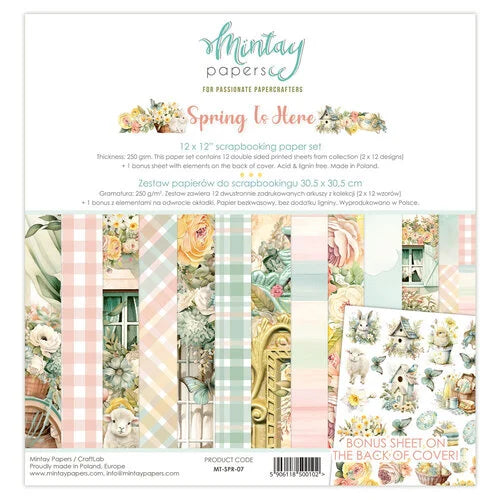 Mintay Spring Is Here 12 x 12 Collection Pack