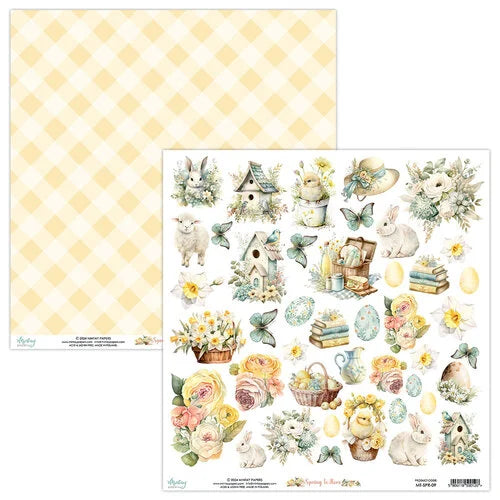 Mintay Spring Is Here-09 Double-Sided 12 x 12 Single Sheet - Elements