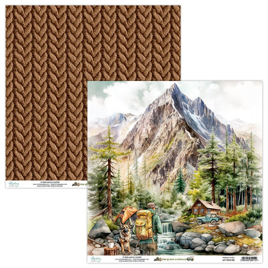 Mintay Papers - The Great Outdoors Collection - 12 x 12 Double Sided Paper - The Great Outdoor 02