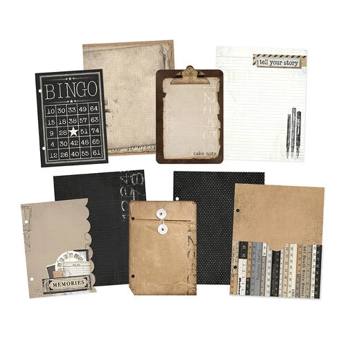 SIMPLE STORIES - SIMPLE VINTAGE ESSENTIALS SN@P! BINDER - LIMITED EDITION