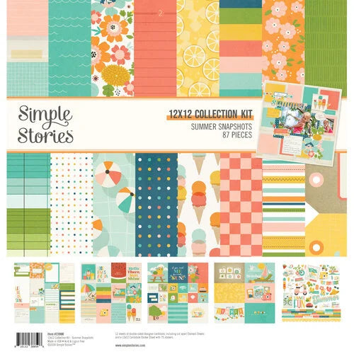 Simple Stories - Summer Snapshots Collection - 12 x 12 Collection Kirk