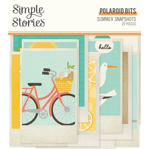 Simple Stories - Summer Snapshots Collection - Polaroid Bits