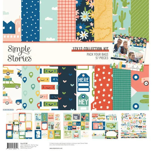 Simple Stories - Pack Your Bags Collection - 12 x 12 Collection Kit