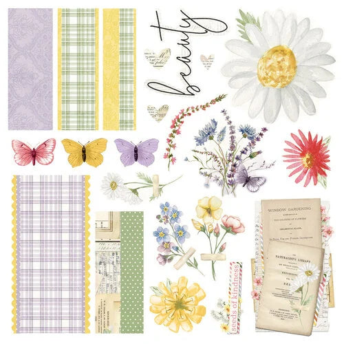 Simple Stories - Simple Vintage Meadow Flowers Collection - Simple Cards - Card Kit