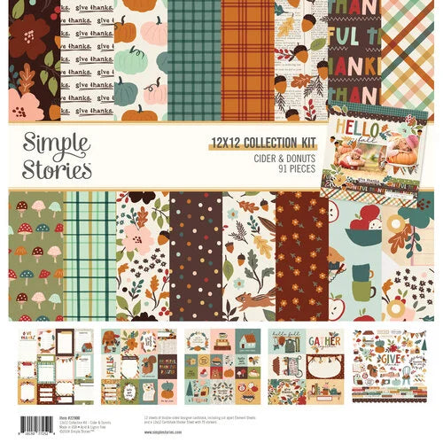 Simple Stories - Cider & Donuts Collection - 12 x 12 Collection Kit