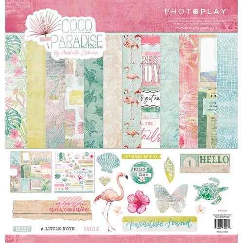 PhotoPlay - Coco Paradise Collection - 12 x 12 Collection Pack