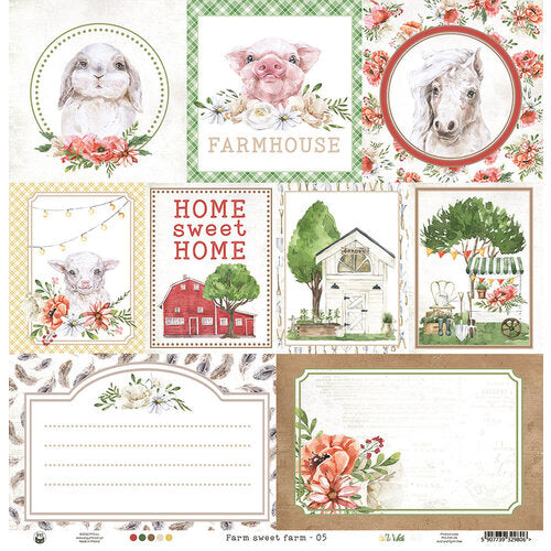 P13 - Farm Sweet Farm Collection - 12 x 12 Double Sided Paper - 05