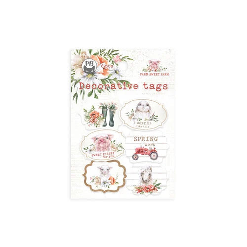 P13 - Farm Sweet Farm Collection - Tag Set 04