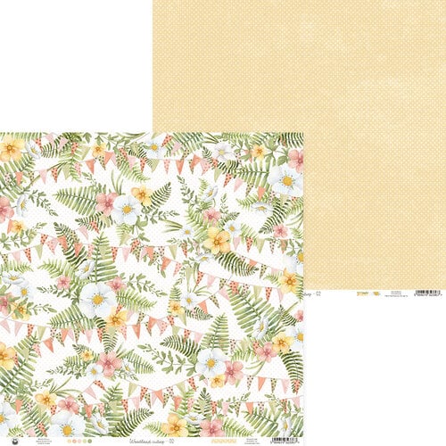 P13 - Woodland Cuties Collection - 12 x 12 Double Sided Paper - 02