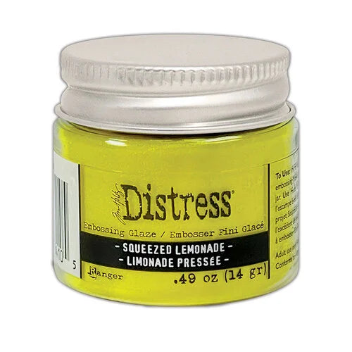 Ranger Ink - Tim Holtz - Distress Embossing Glaze - Squeezed Lemonade