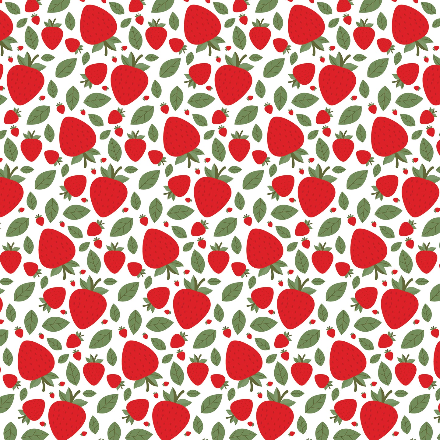 Echo Park - Strawberry Fields Collection - 12 x 12 Double Sided Paper - Picking Patch