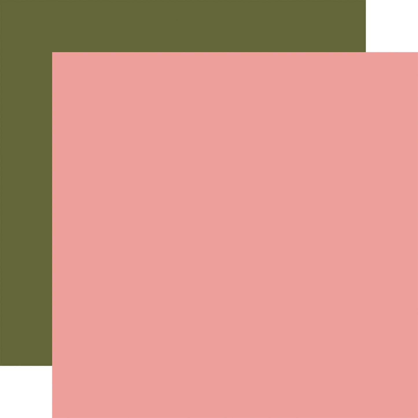 Echo Park - Strawberry Fields Collection - 12 x 12 Double Sided Paper - Pink/Dark Green