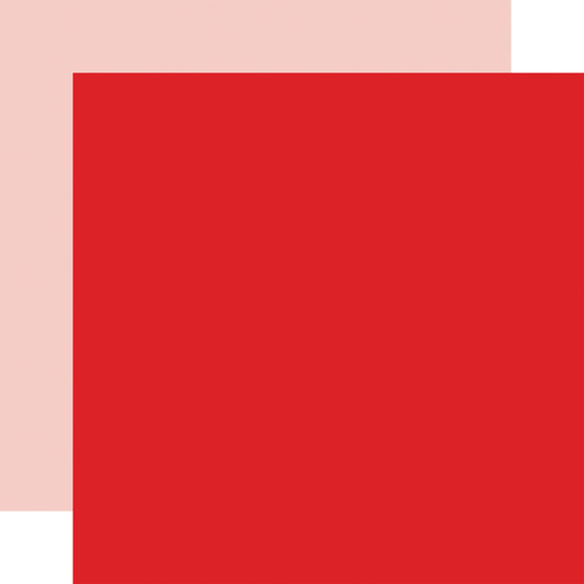 Echo Park - Strawberry Fields Collection - 12 x 12 Double Sided Paper - Red/Light Pink