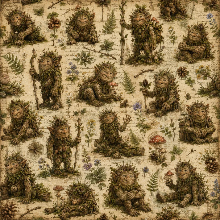 SSC Designs  - 12 x 12 Double Sided Scrapbook Paper - Troll Hunting