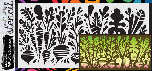 Brutus Monroe - Rooted In Kindness Collection - Slimline Stencils - Rooted