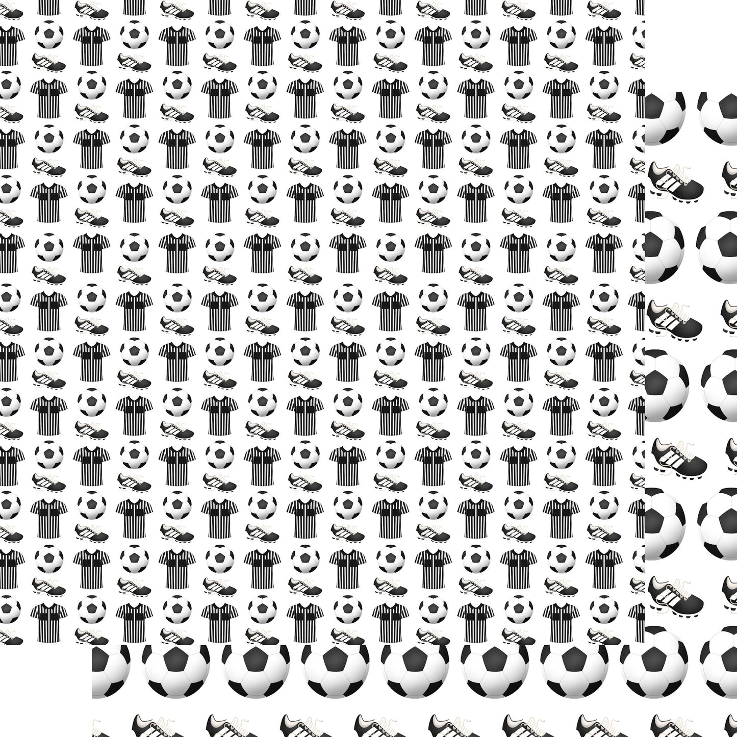 SSC Designs - Soccer Season 12 x 12 Scrapbook Paper & Embellishment Kit