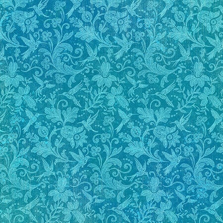 Graphic 45 - Flight of Fancy Collection - 12 x 12 Double-Side Designer Cardstock - Happy Hummingbirds