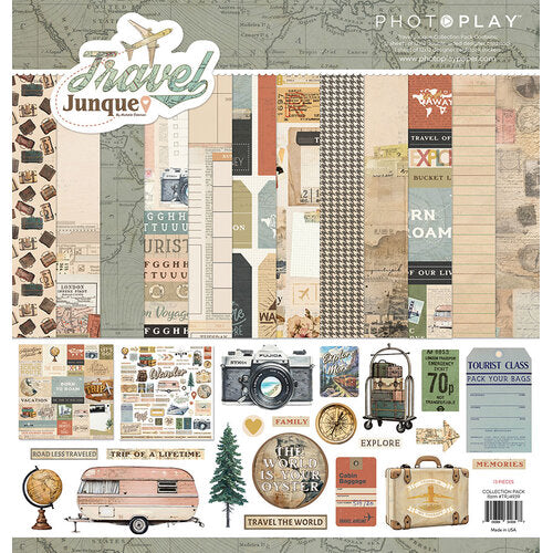 PhotoPlay - Travel Junque 12 x 12 Collection Pack