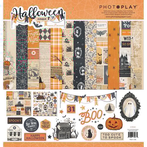 PhotoPlay - Halloween Junque Collection - 12 x 12 Collection Pack
