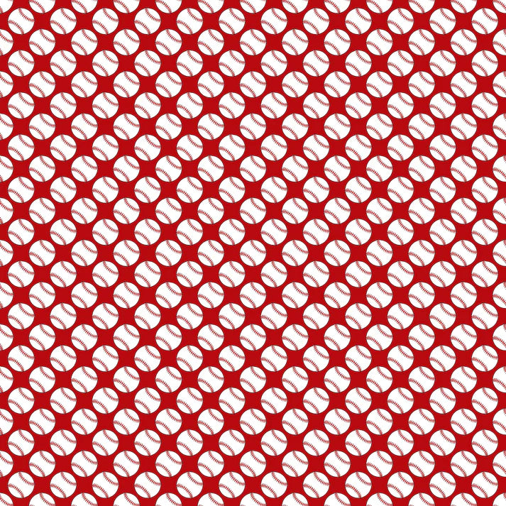 SSC Designs - Sports Beat Collection -  Play Ball 12 x 12 Double-Sided Scrapbook Paper