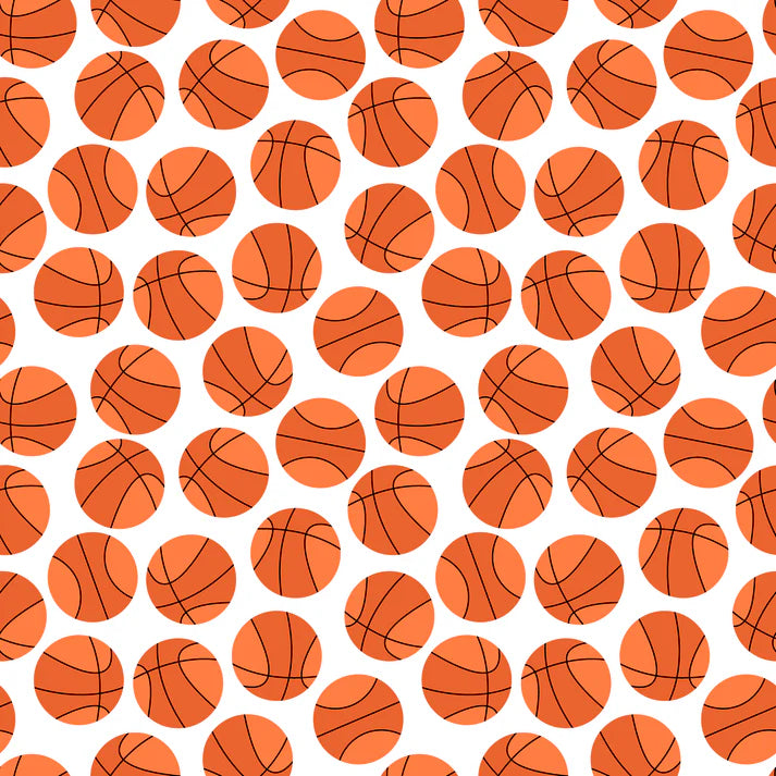 SSC Designs - Sports Beat Collection -  12 x 12 Double-Sided Scrapbook Paper - Basketball Hoops
