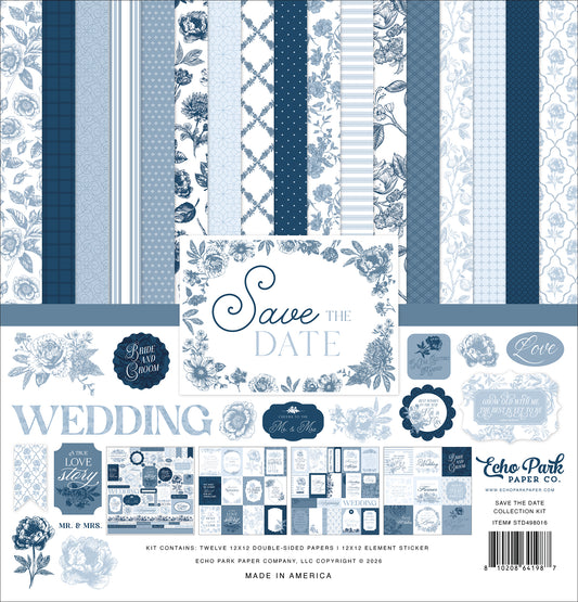 Echo Park - Save The Date Collection - 12 x 12 Collection Kit