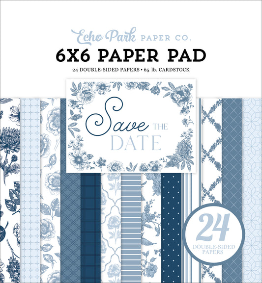 Echo Park - Save The Date Collection - 6 x 6 Paper Pad