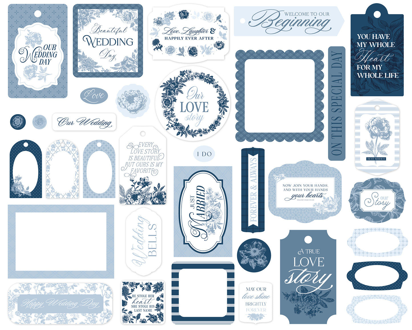 Echo Park - Save The Date Collection - Ephemera - Frames And Tags