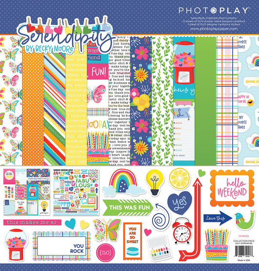 PhotoPlay - Serendipity Collection - 12x12 Collection Pack
