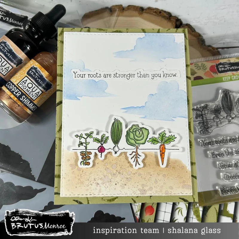 Brutus Monroe - Rooted In Kindness Collection - 6 x 6 Paper Pack - Garden Fresh