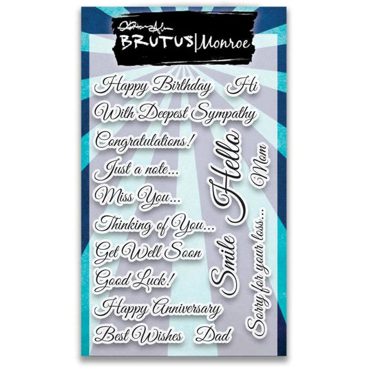 Brutus Monroe -Sharon's Script | 4x6 Stamp