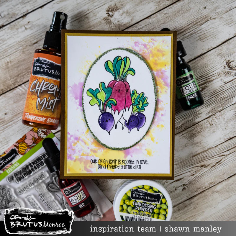 Brutus Monroe - Radishing | 4x4  Stamp