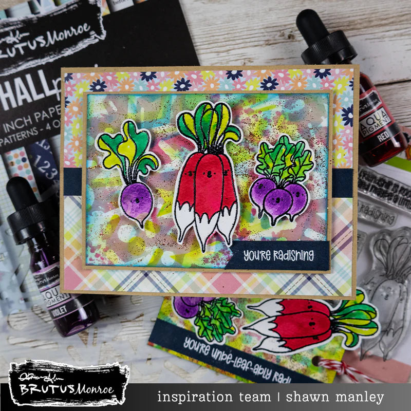 Brutus Monroe - Radishing | 4x4  Stamp