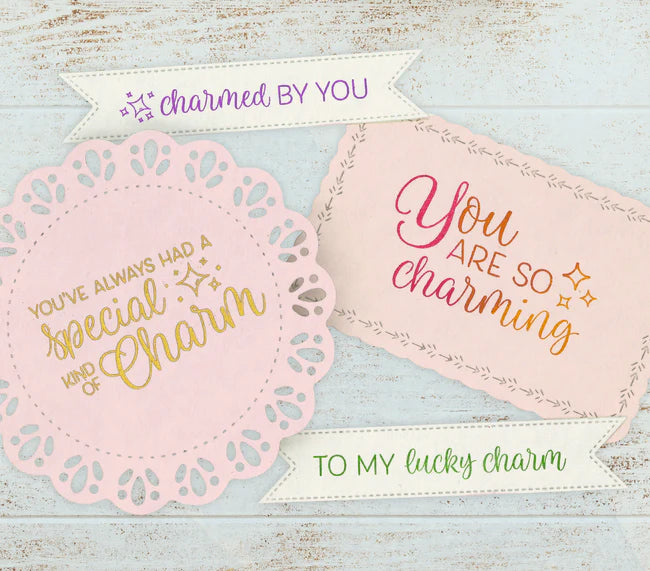 Emily Moore Designs -  Clear Photopolymer Stamps - Special Kind Of Charm Stamp Set