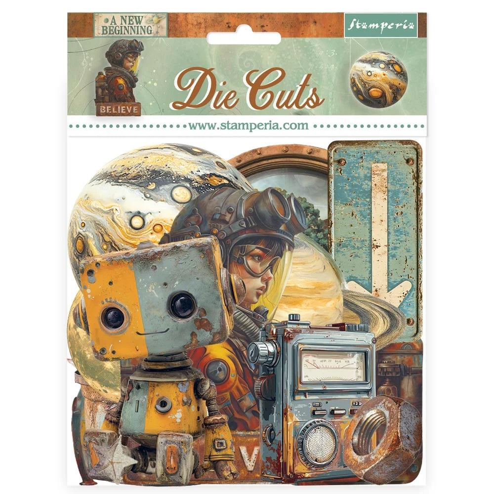 Stamperia - A New Beginning Collection - Ephemera - Assorted Die Cuts