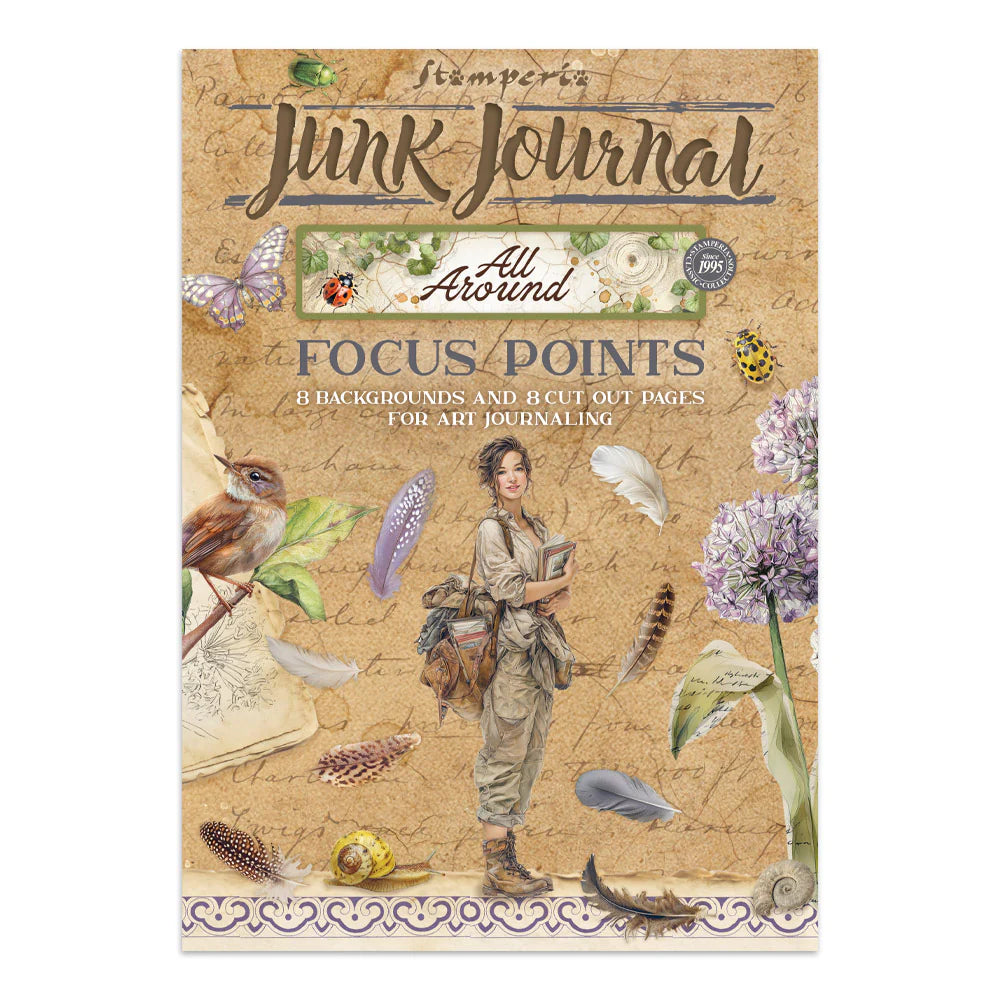 Stamperia - All Around Collection - Junk Jounal Focus Points A5