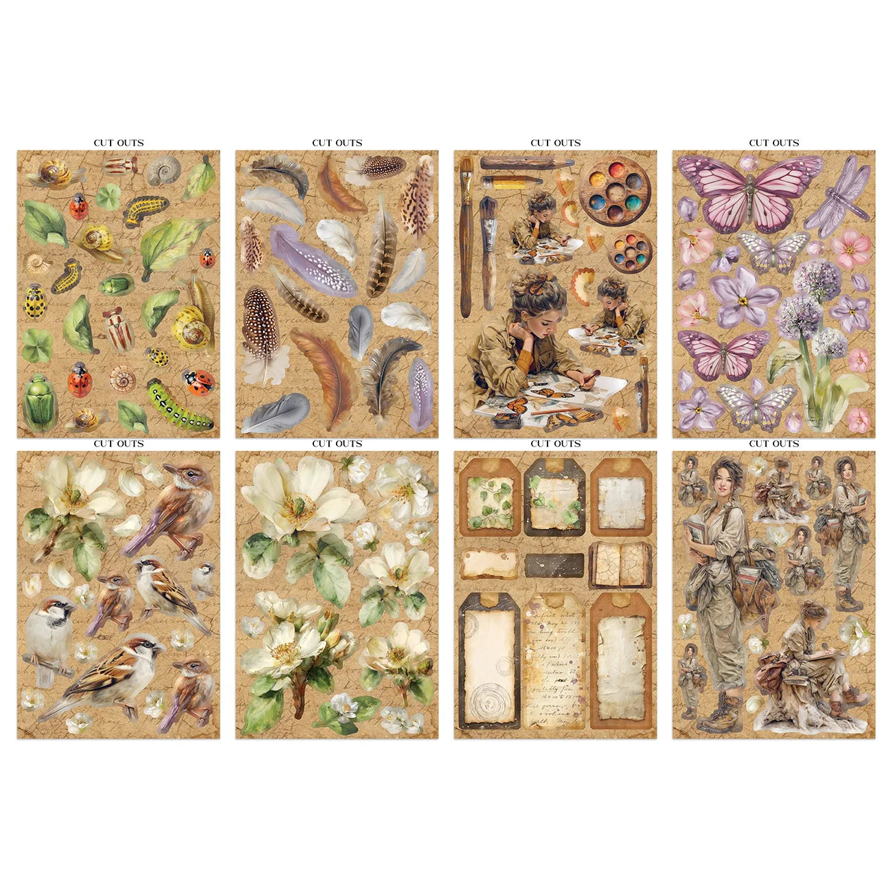 Stamperia - All Around Collection - Junk Jounal Focus Points A5